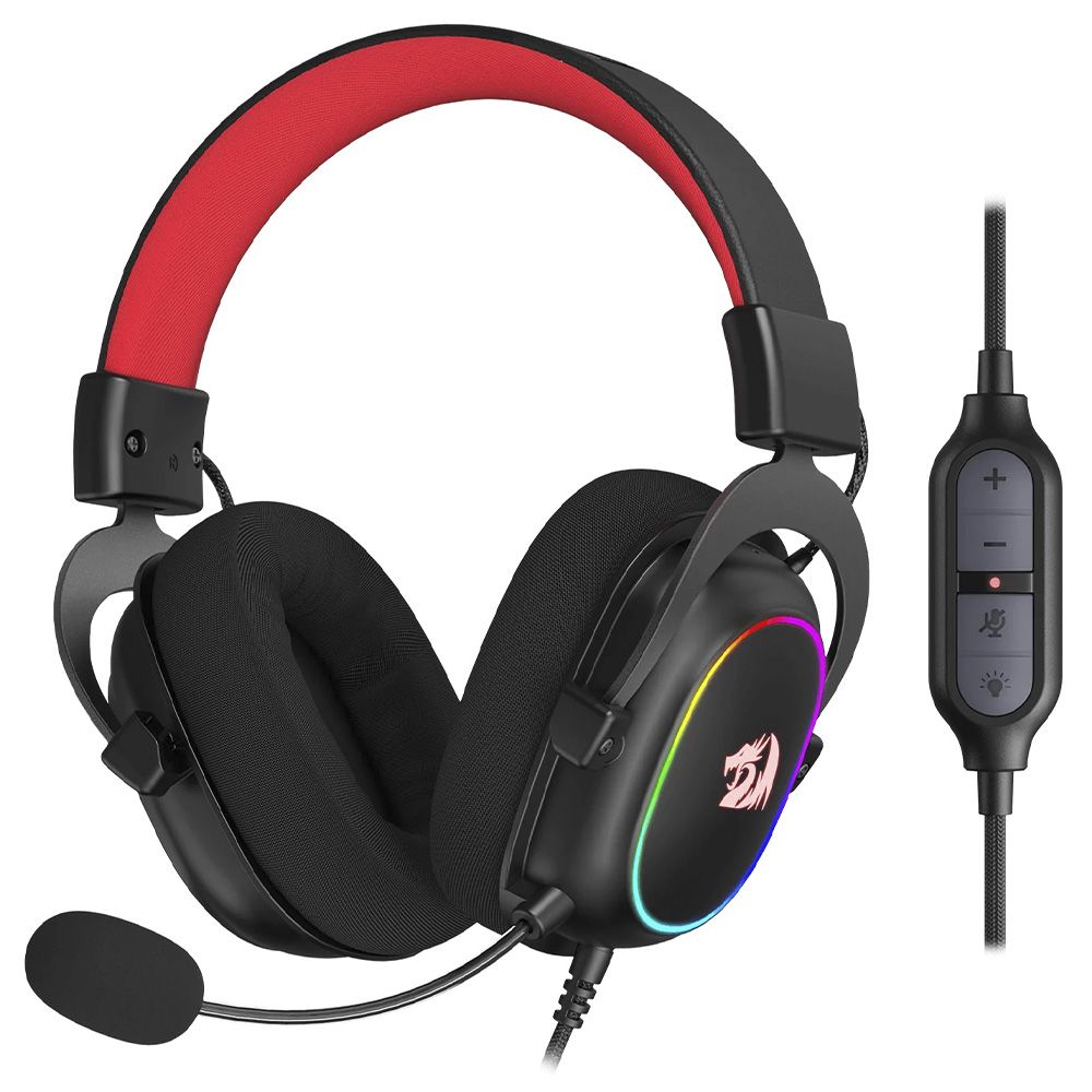 Auriculares Redragon Zeus X Stereo White RGB