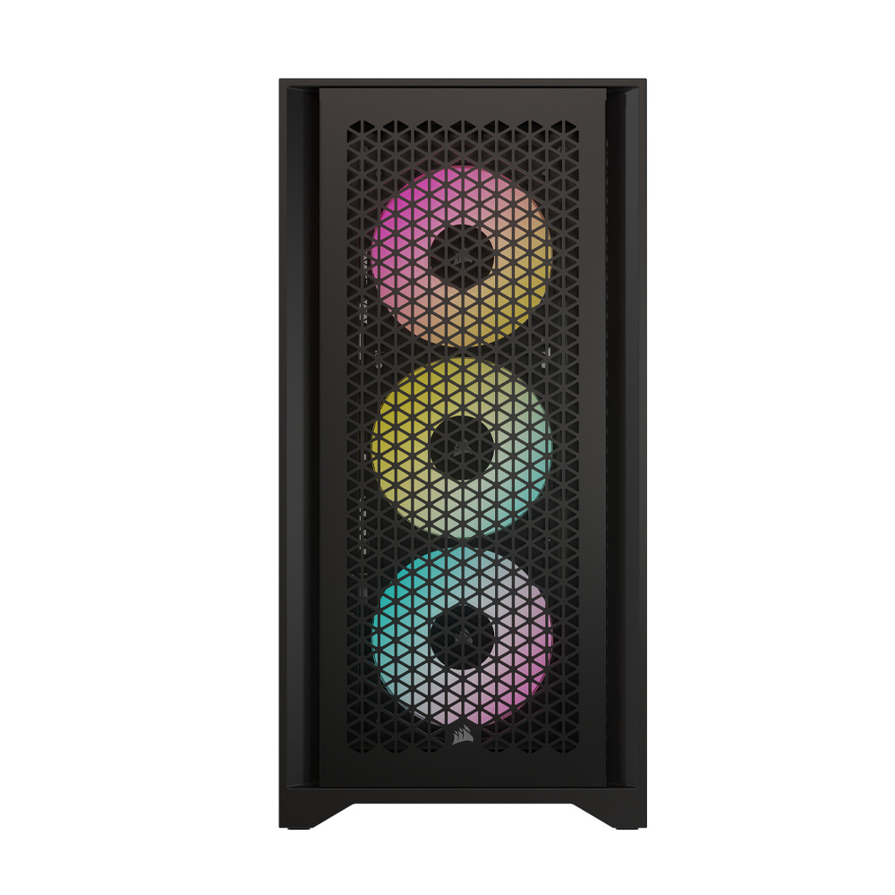 Gabinete Corsair 4000D RGB C/Cooler X3 AF120 Black