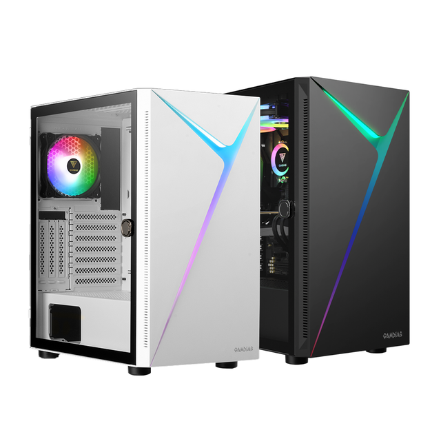 Gabinete Gamdias Argus E4 Elite C/Coolers X1 TG