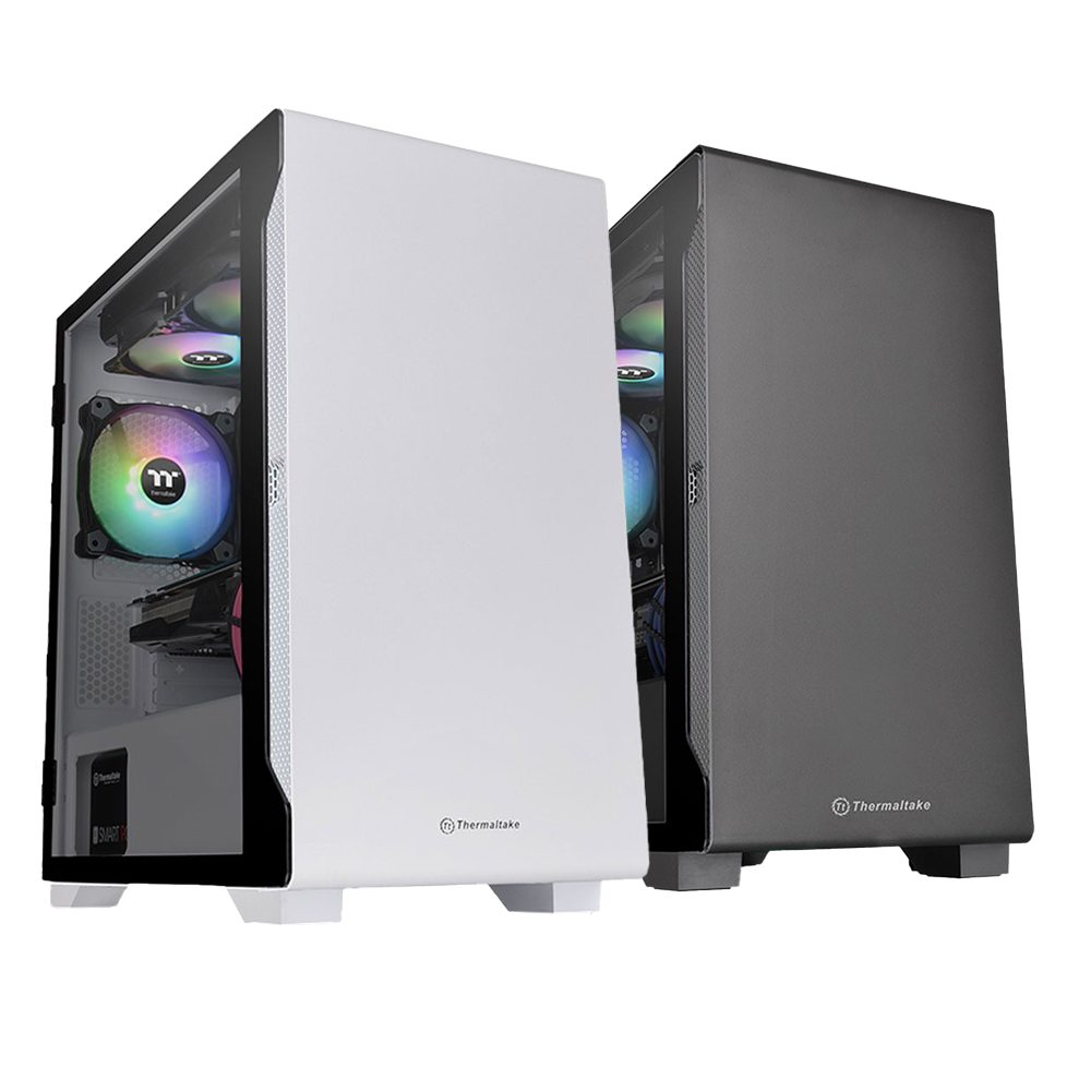 Gabinete Thermaltake S100 TG C/Fan White