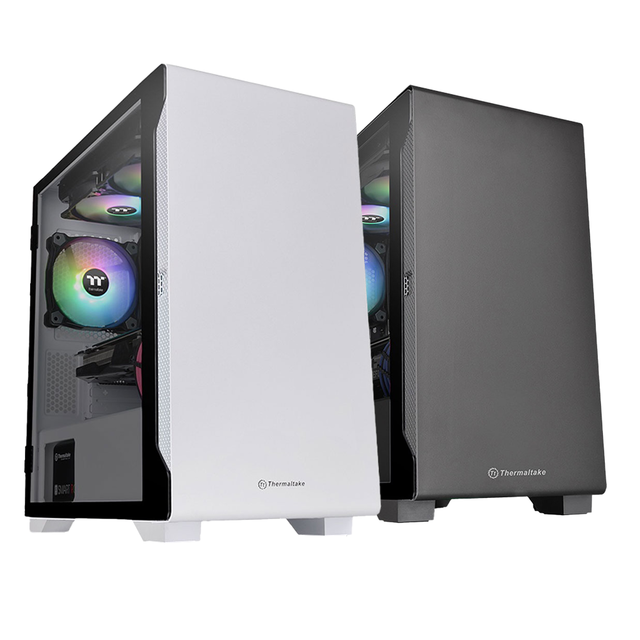 Gabinete Thermaltake S100 TG C/Fan Black