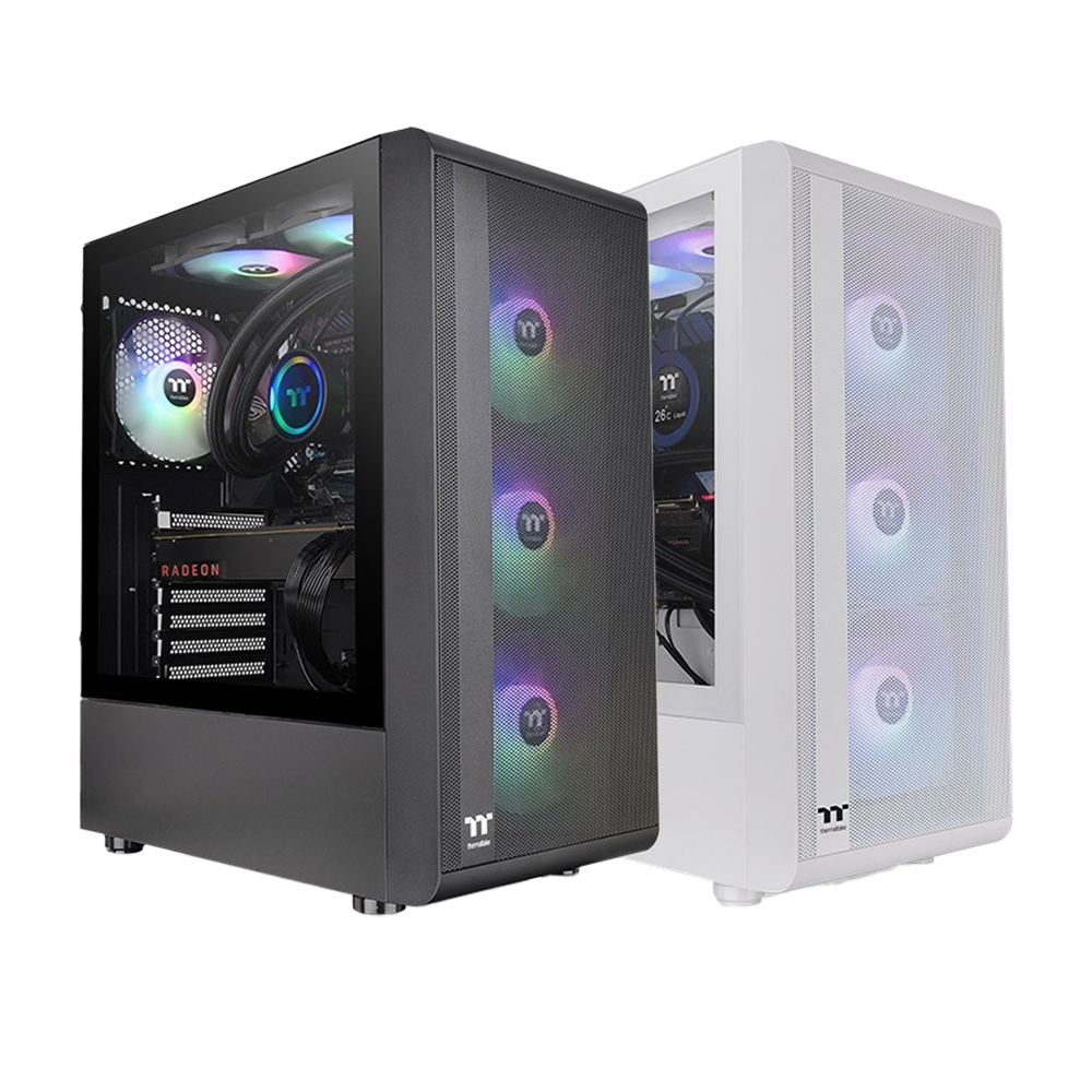 Gabinete Thermaltake S200 TG C/Coolers x3 ARGB Black