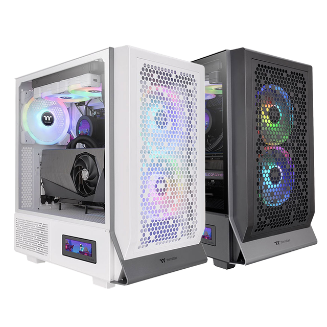 Gabinete Thermaltake Ceres 300 TG C/Coolers x2 +1 Fan Comun Black