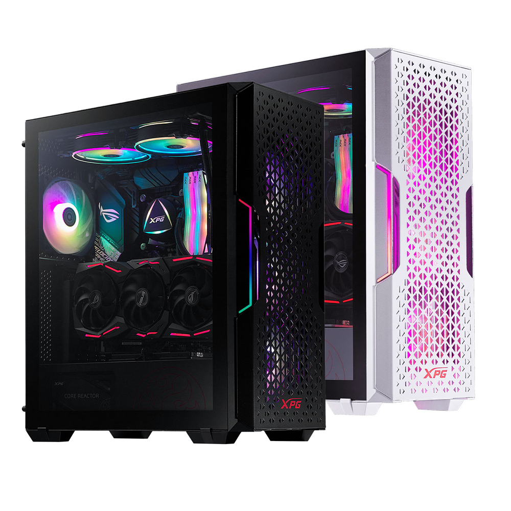 Gabinete Adata XPG Starker Air TG Con Coolers x2 ARGB Negro