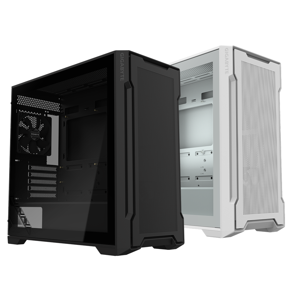 Gabinete Gigabyte C102 TG ICE C/Coolers x2 White