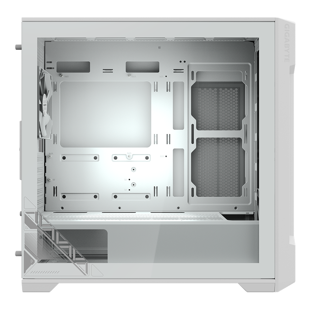 Gabinete Gigabyte C102 TG ICE C/Coolers x2 White