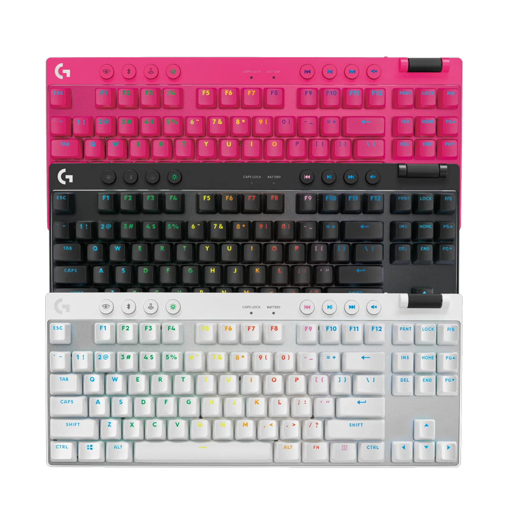 Teclado Inalambrico Logitech X TKL Magenta Lightspeed