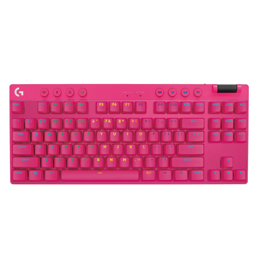 Teclado Inalambrico Logitech X TKL Magenta Lightspeed