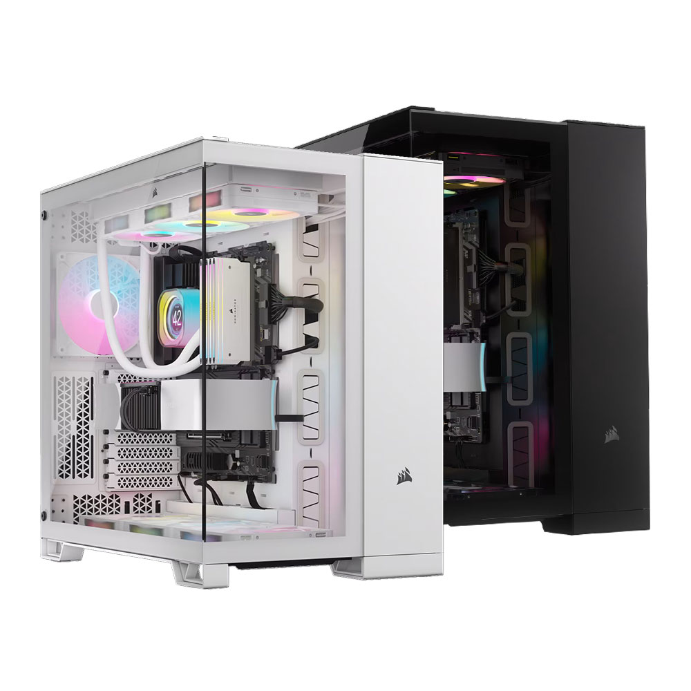 Gabinete Corsair 6500x TG Dual Chamber Black