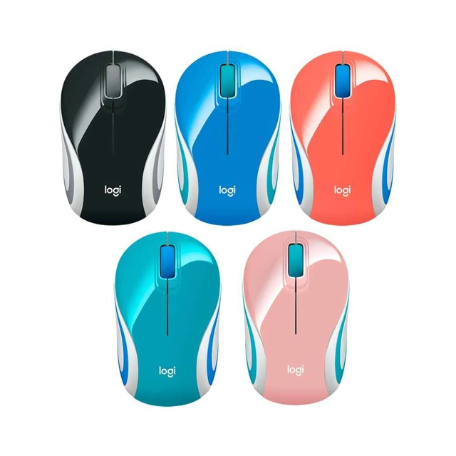 Mouse Inalambrico Logitech M187 Bright Teal