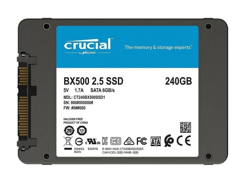 Disco Solido SSD 240 Gb Crucial Sata III BX500