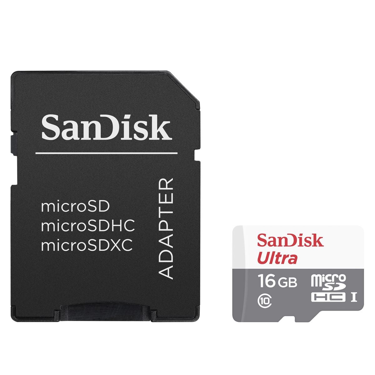 Memoria Micro Sd Sandisk Con Adaptador Sd 16 Gb Clase 10