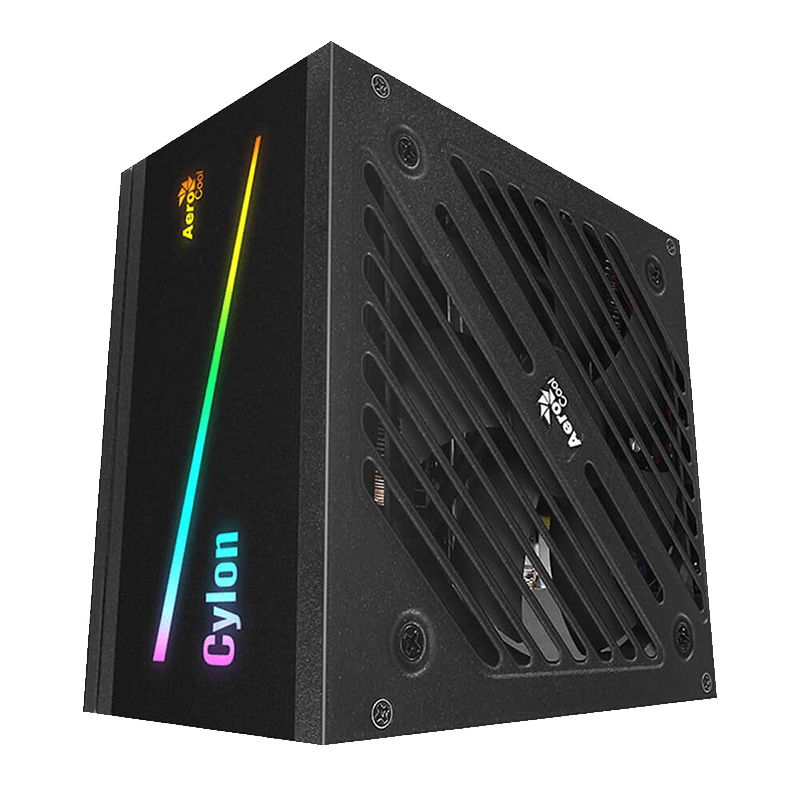 Fuente Aerocool Cylon 500w RGB 80+ Bronze