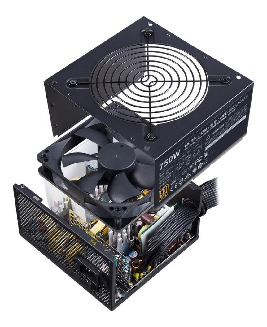 Fuente Cooler Master 750W V2 80+ Bronze MWE