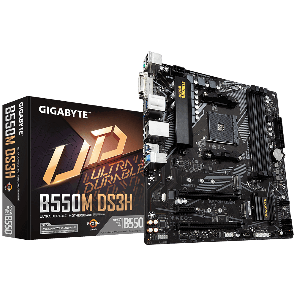 Motherboard Gigabyte B550M Ds3h 1.0 AM4