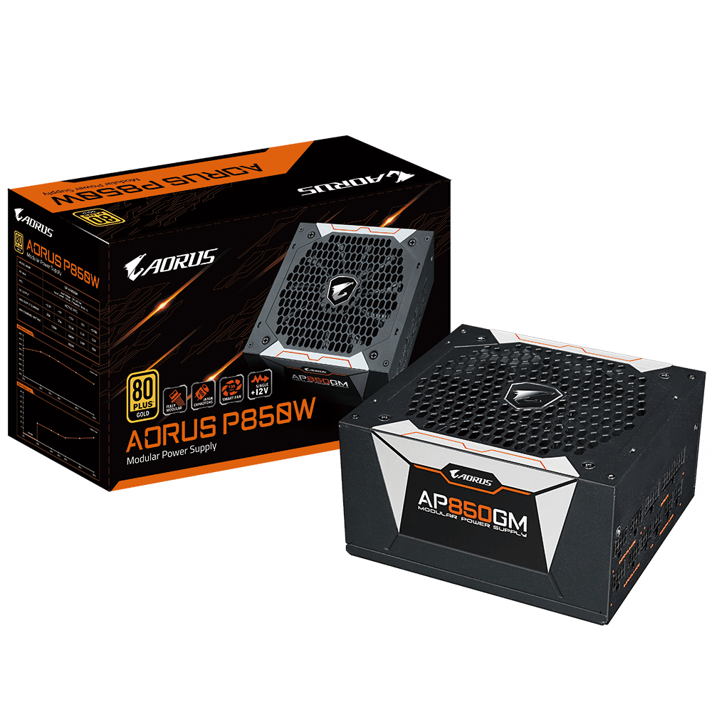 Fuente Gigabyte 850w 80+  Gold Ap850gm Aorus Modular