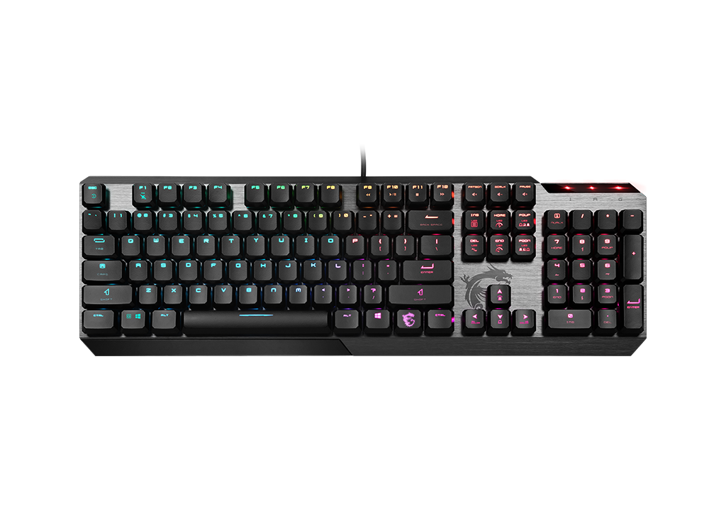 Teclado MSI Vigor GK50 Mecanico RGB Kailh Low Profile