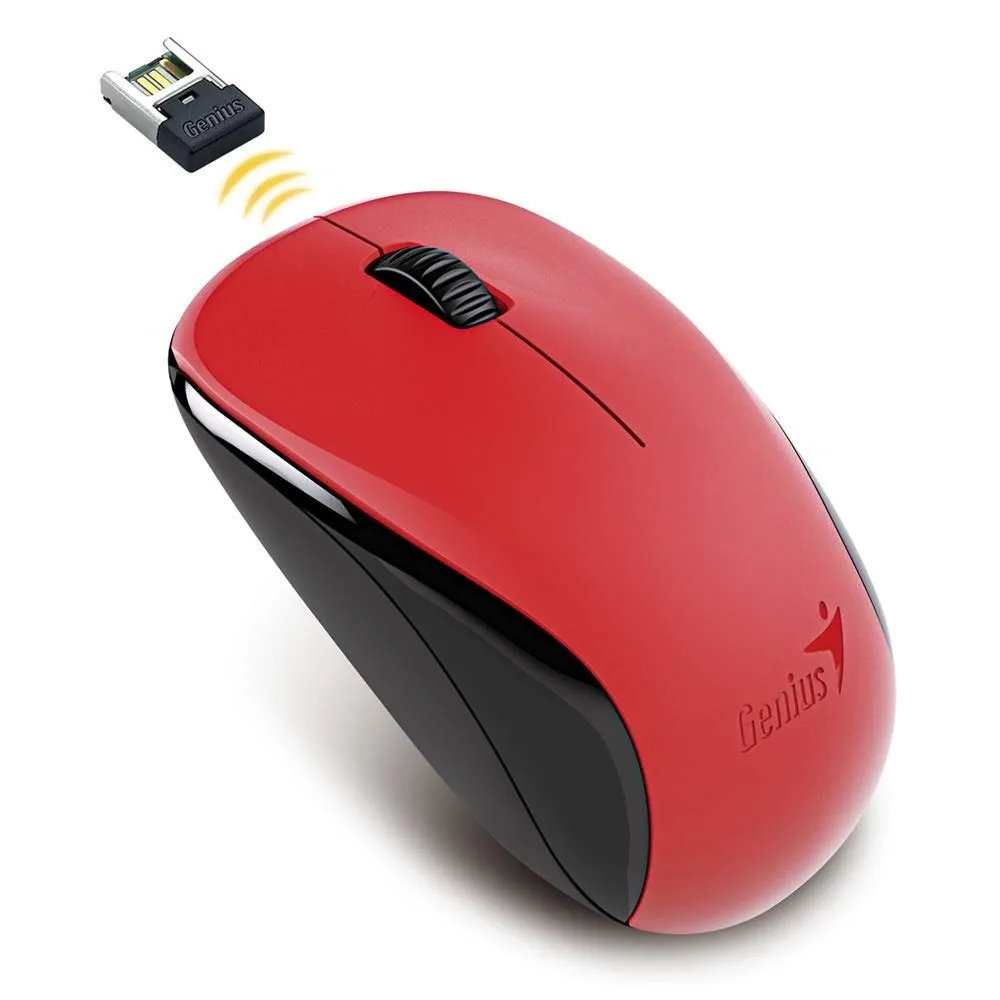 Mouse Inalambrico Genius NX 7000 Rojo