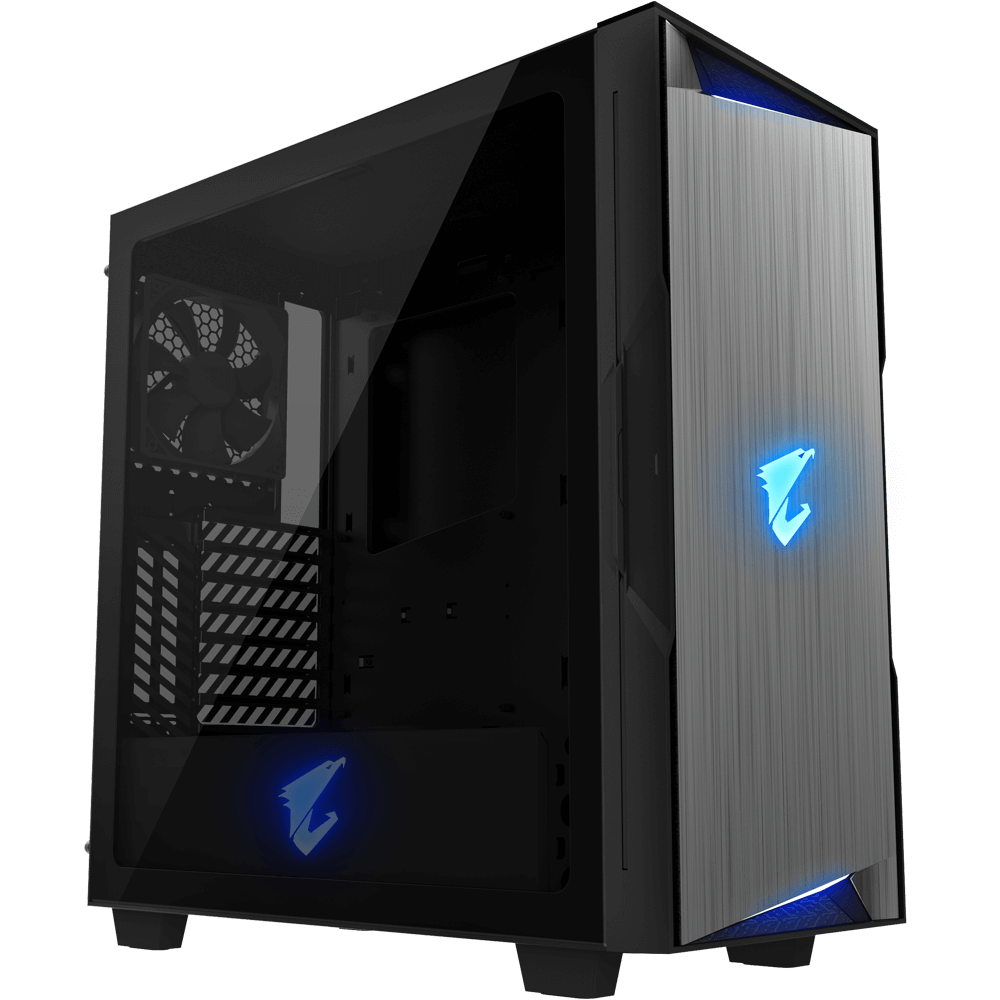 Gabinete Gigabyte C300 RGB Aorus Black