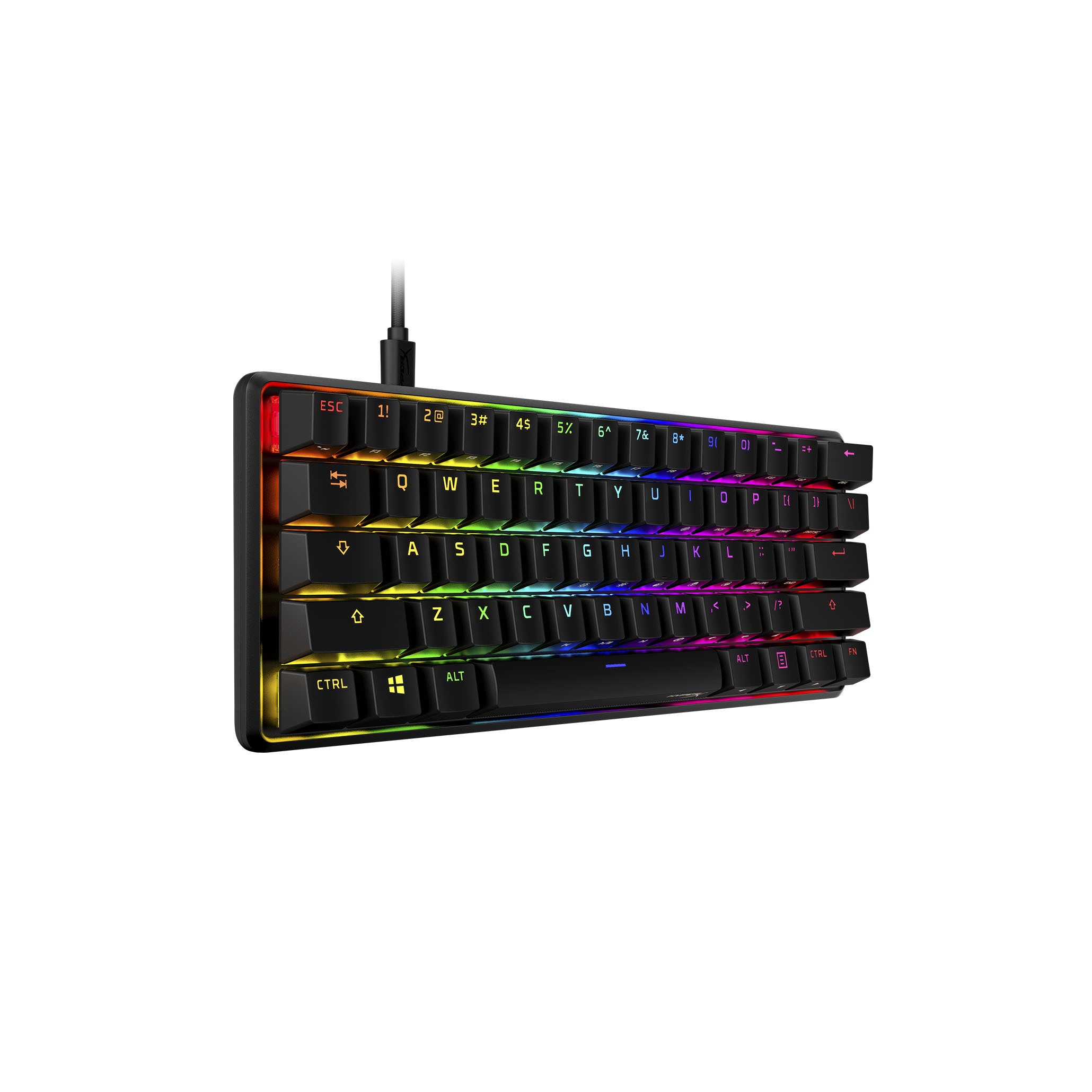 Teclado Hyperx Alloy Origins 60 HX Aqua Ingles