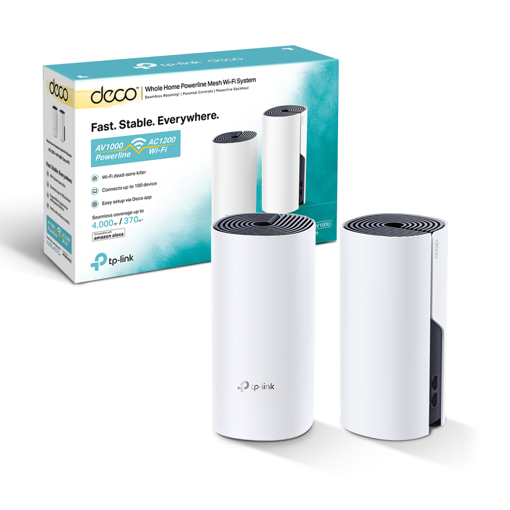 Access Point Tp-Link Deco P9 Pack De 2 Mesh AC1200 + Homeplug