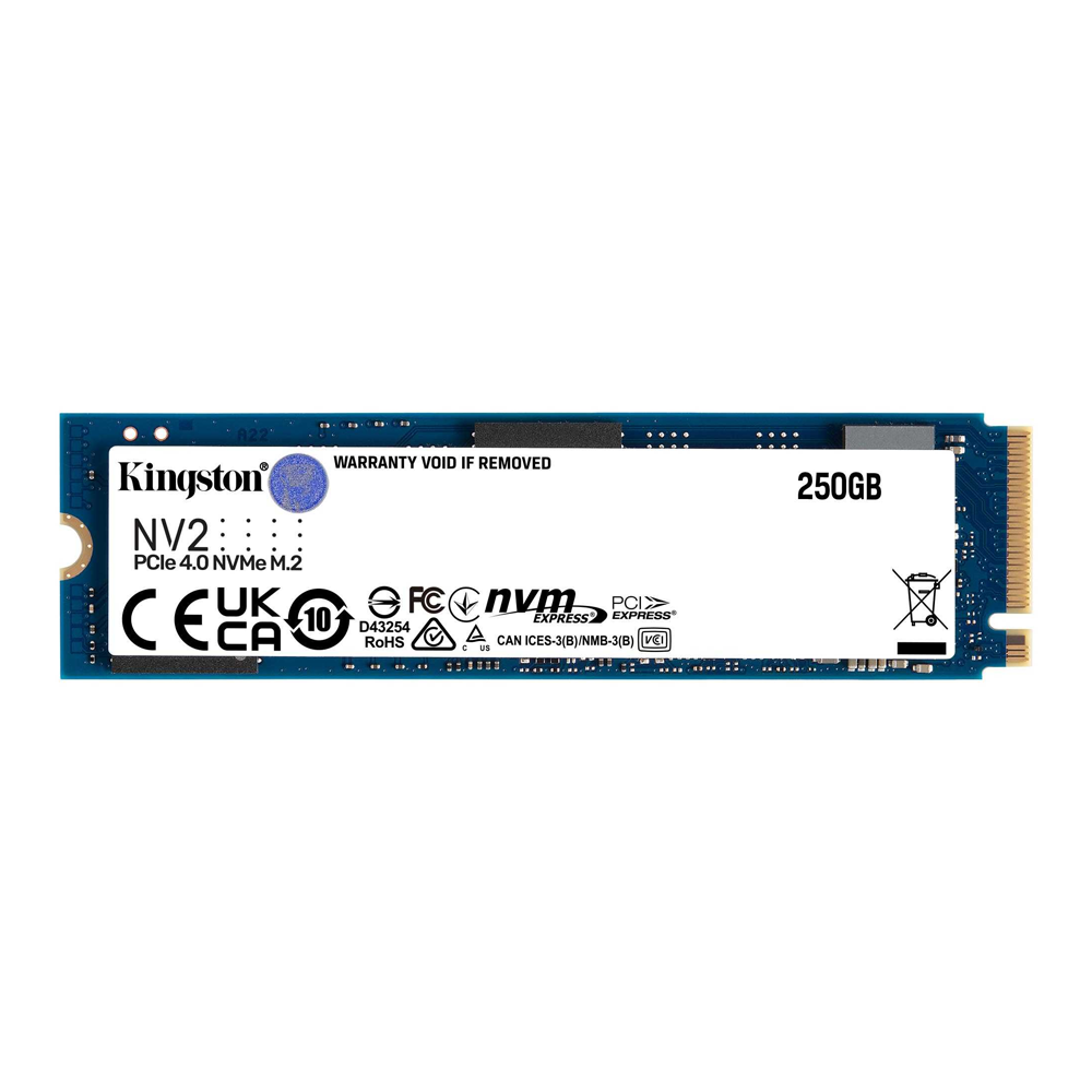 Disco Solido SSD Kingston 250Gb M.2 NVME 2280 NV2 3000Mb/s