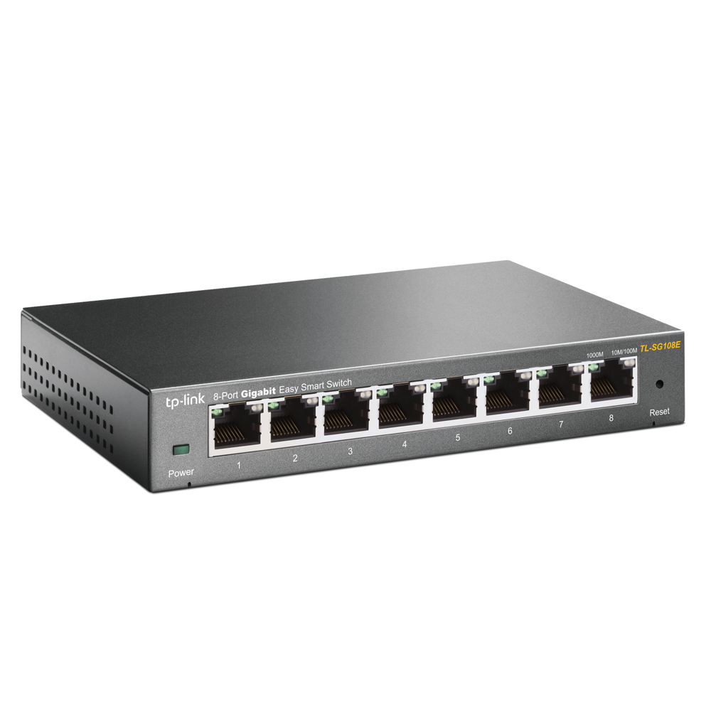 Switch Tp-Link TL-SG108E 8 Puertos 10/100/1000Mb/s