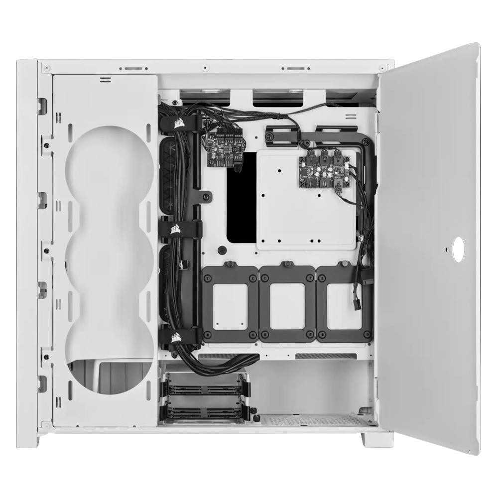 Gabinete Corsair 5000X QL Edition RGB iCue True White