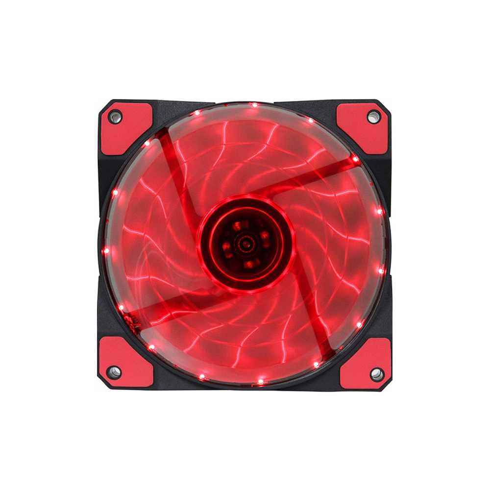 Fan Cooler Gabinete 120x120 Red