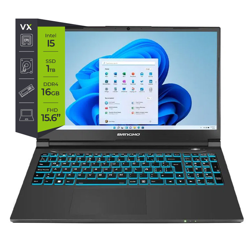 Notebook Bangho Game Master 15Z12 Core i5 12500H 16Gb SSD 1Tb RTX 3050 15.6 Free