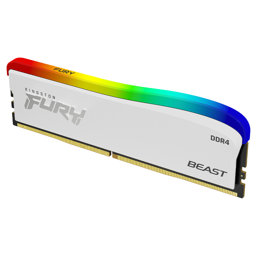 Memoria RAM Kingston Fury Beast 16Gb 3600Mhz White RGB