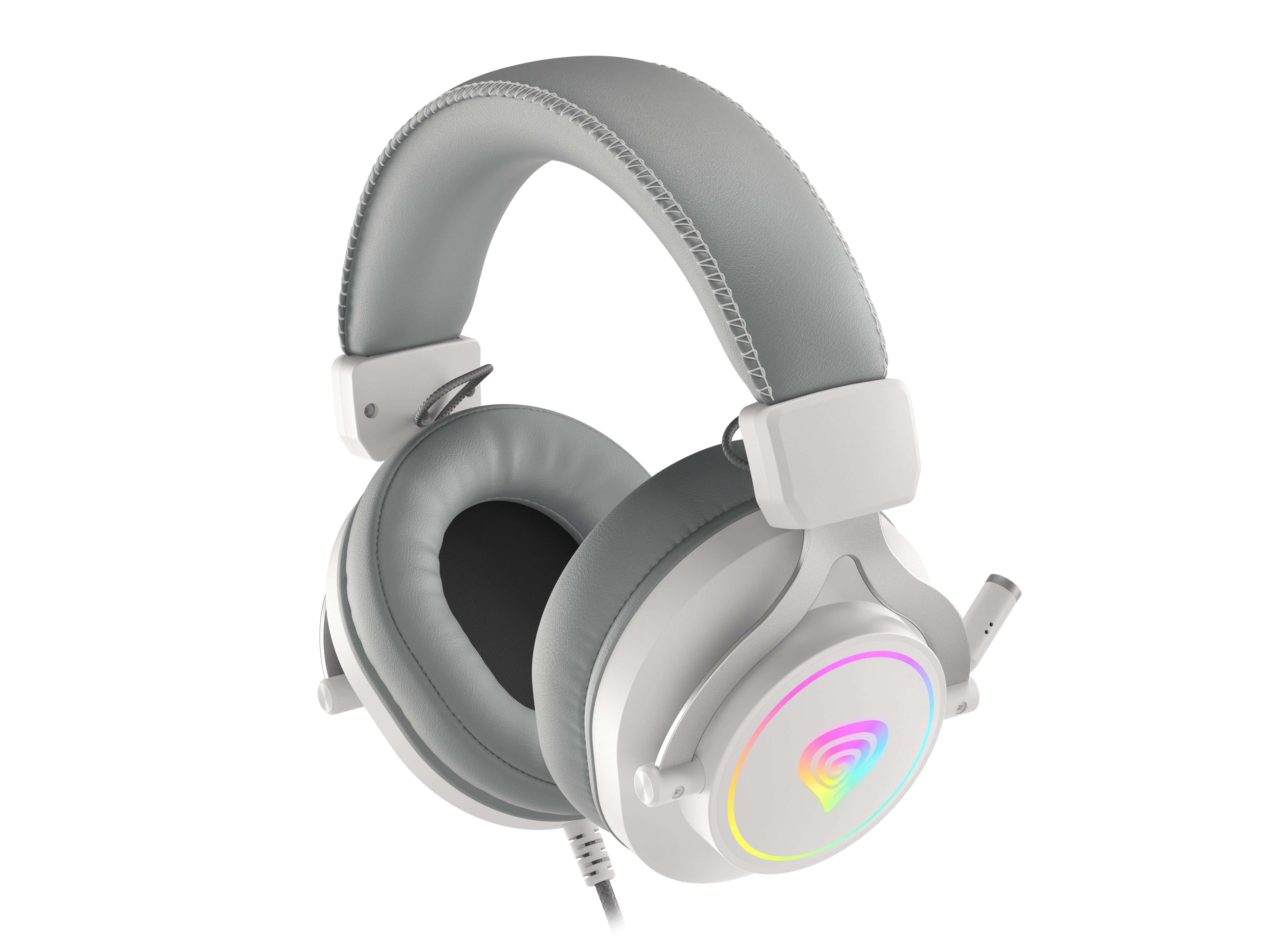 Auricular Genesis Neon 750 RGB White