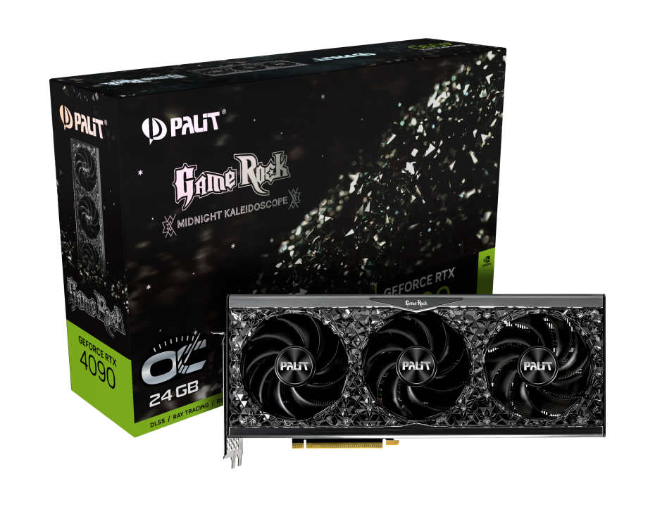 Placa De Video Palit Nvidia Geforce RTX 4090 Gamerock OC 24Gb GDDR6X