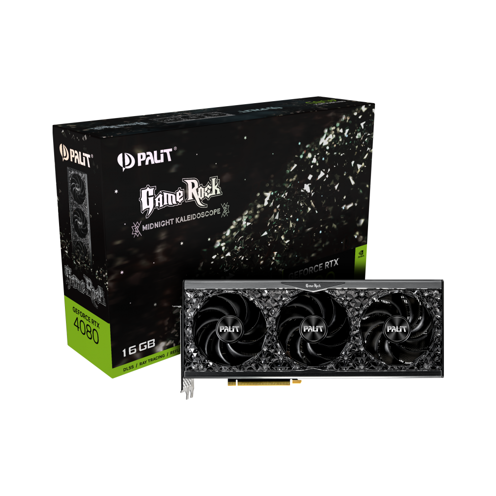 Placa De Video Palit Nvidia Geforce RTX 4080 Gamerock 16Gb GDDR6X