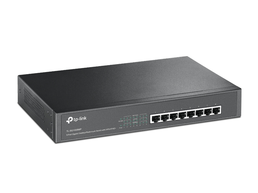 Switch Tp-Link TL-SG1008MP 8 Puertos 10/100/1000 Giga