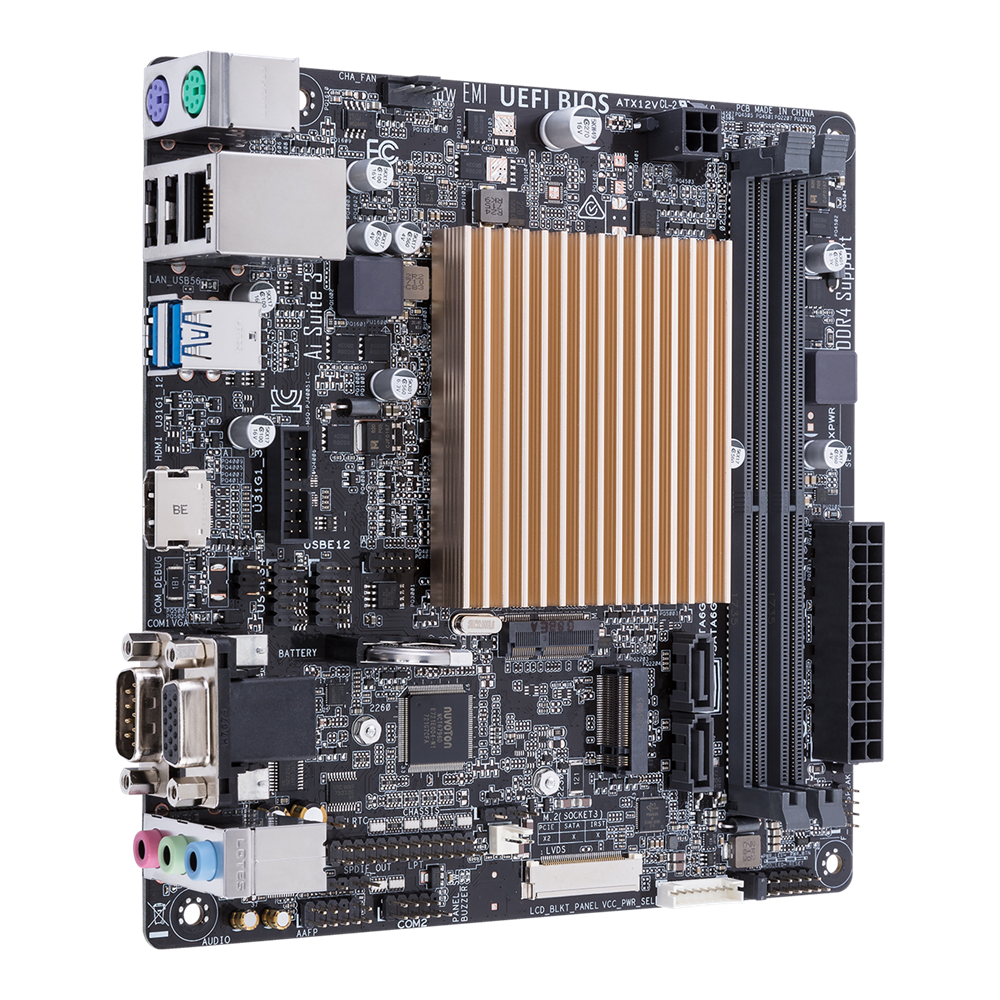 Motherboard Asus Prime + Micro J4005I-C M.2 HDMI DDR4