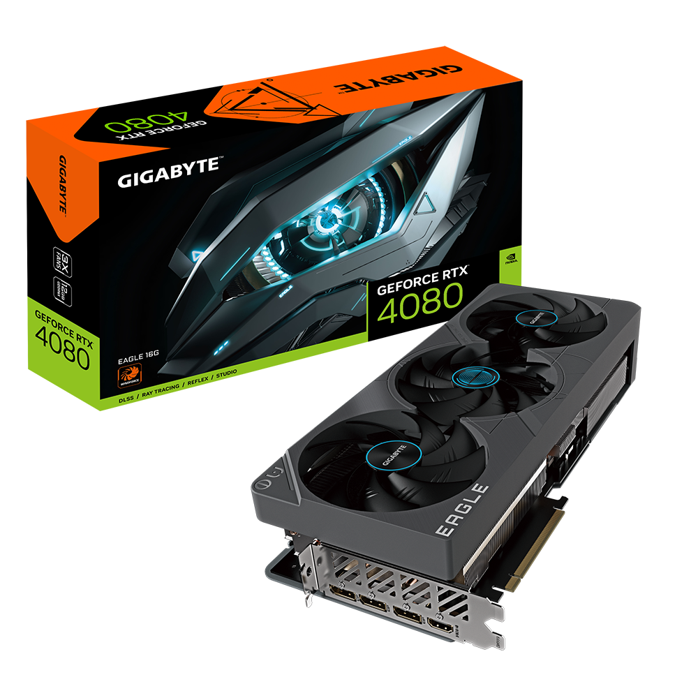 Placa de Video Gigabyte Nvidia GeForce RTX 4080 Eagle 16Gb GDDR6X