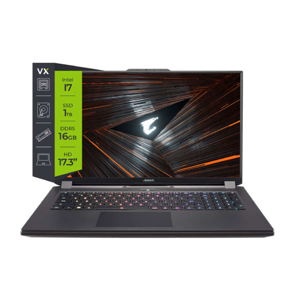 Notebook Gigabyte Aorus 17 XE5 i7 12700H 16Gb SSD 1Tb RTX 3070Ti P W11