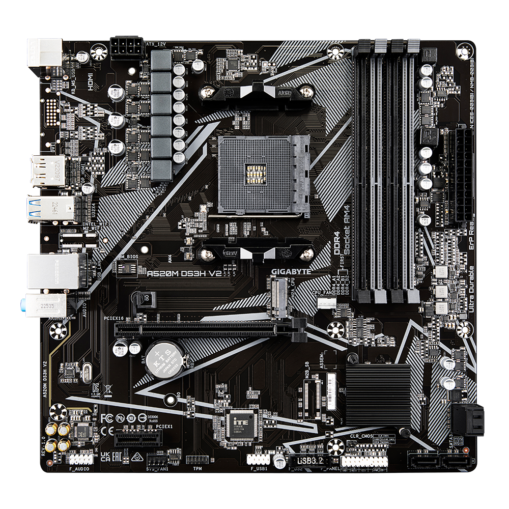 Motherboard Gigabyte A520M DS3H V2 AM4