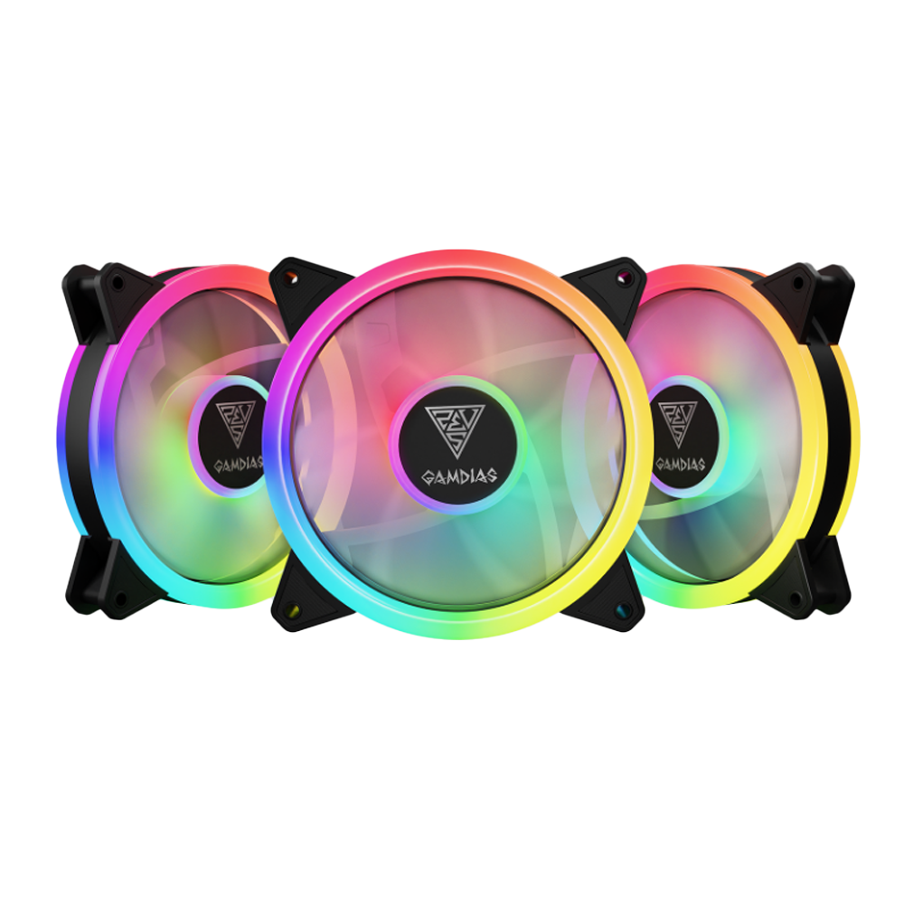 Fan Cooler Gamdias Aeolus M2-1203 Lite 120mm X3 RGB