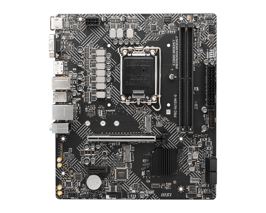 Motherboard MSI PRO H610M-G DDR5 LGA1700