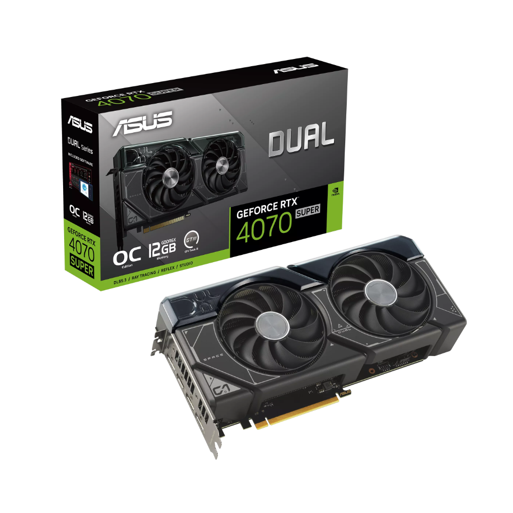 Placa de Video Asus Nvidia Geforce RTX 4070 Super 12Gb Dual