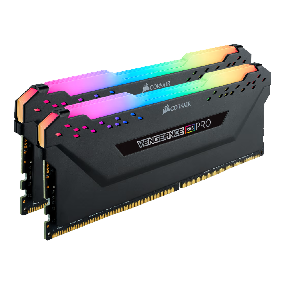 Memoria Ram Corsair Vengeance PRO DDR4 16Gb 3200Mhz RGB Black 2x8