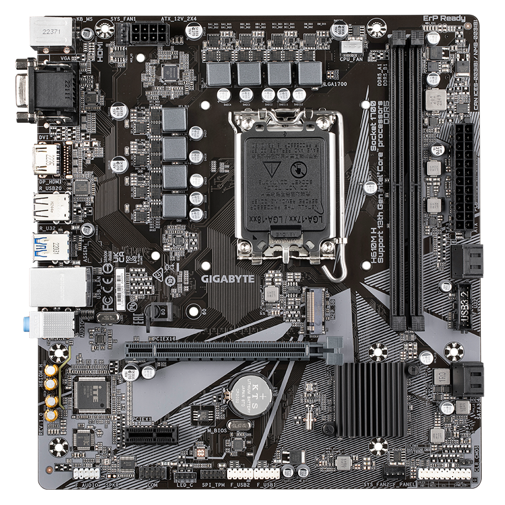 Motherboard Gigabyte H610M H DDR5 LGA 1700