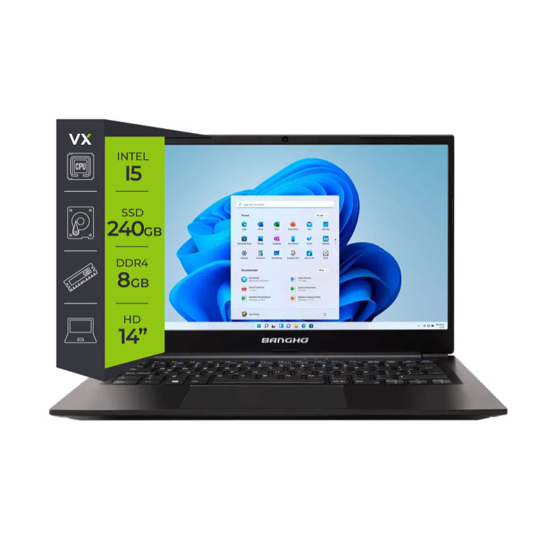 Notebook Bangho Max L4 i5 1155G7 SSD 240Gb 8gb 14 HD Free