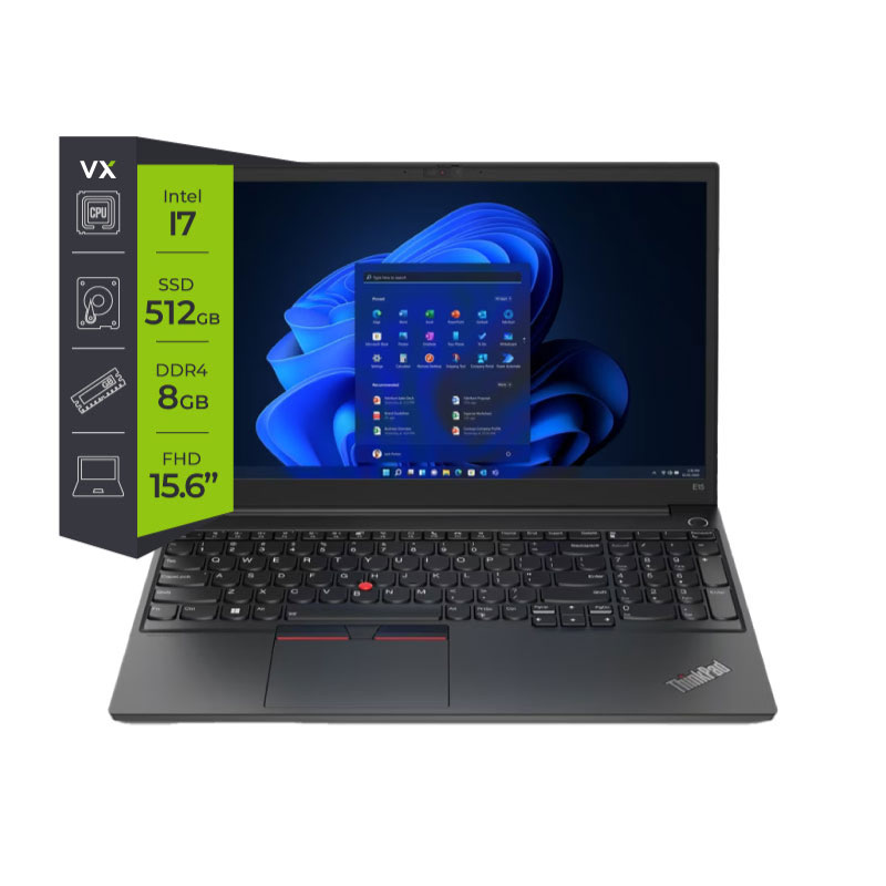 Notebook Lenovo Thinkpad E15 Core i7 1255U 8Gb SSD 512Gb 15.6 Free