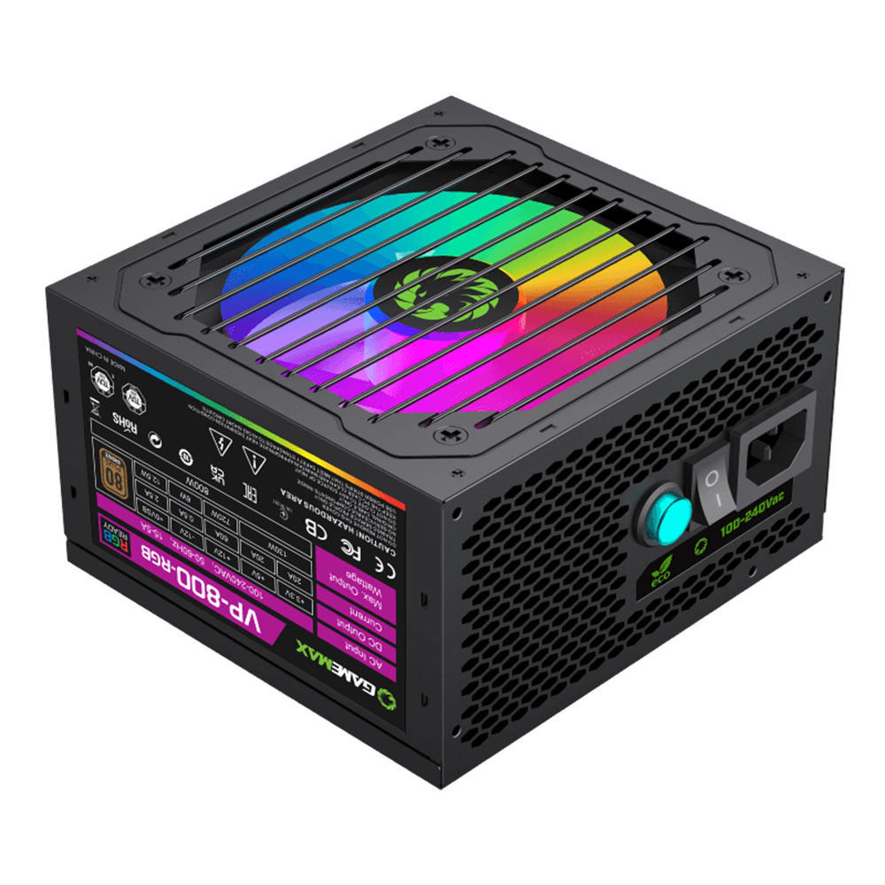 Fuente Gamemax 800W VP-800 80+ Bronze RGB