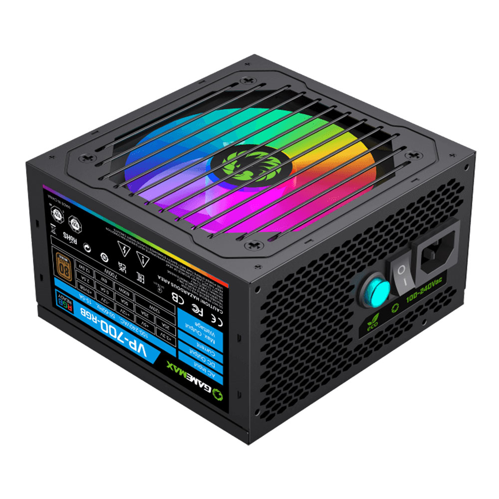 Fuente Gamemax 700W VP-700 80+ Bronze RGB