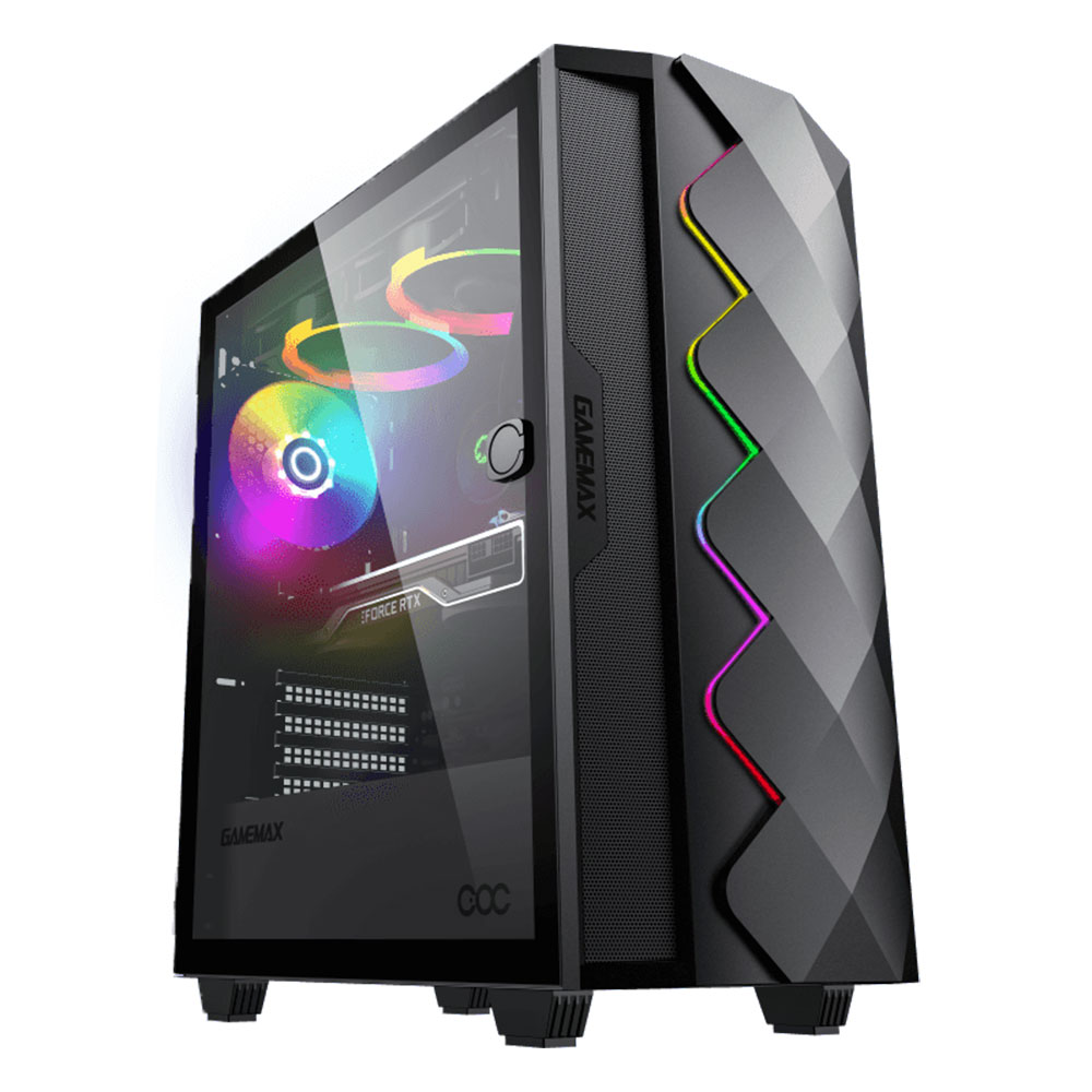 Gabinete Gamemax Diamond COC Black