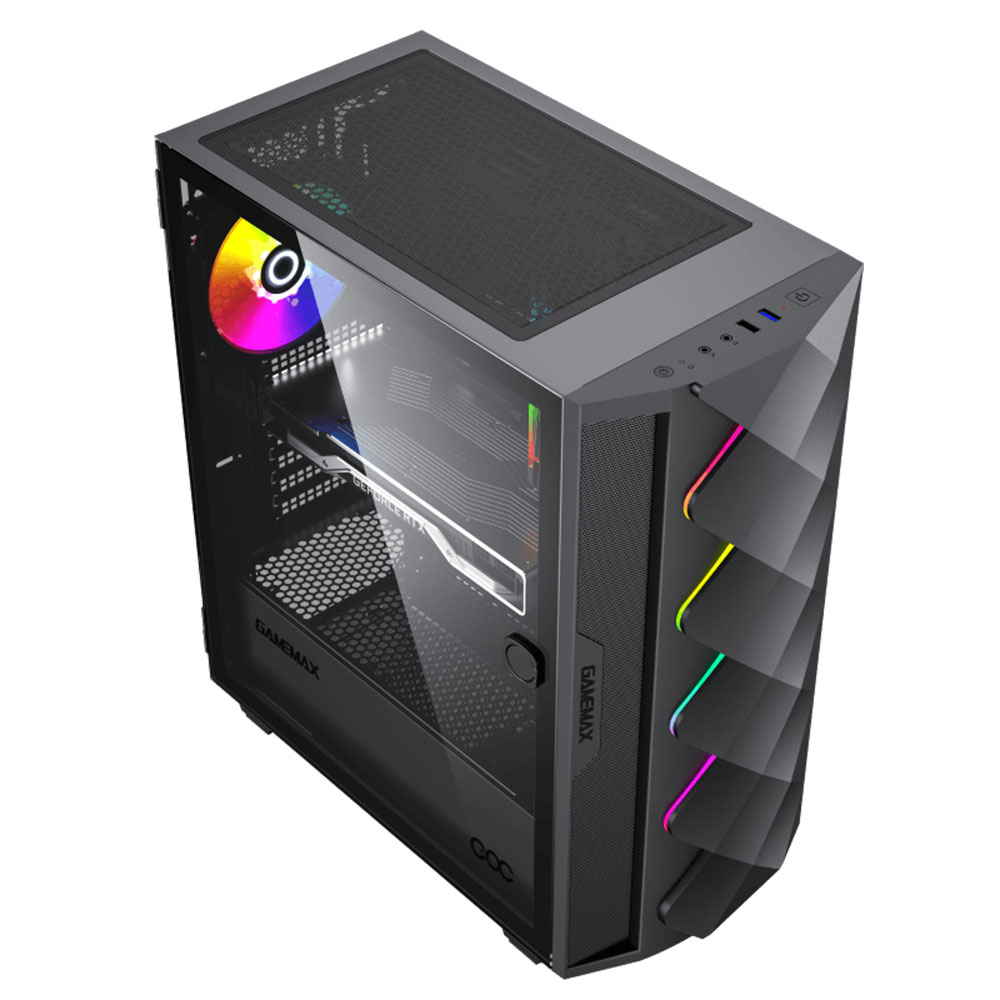 Gabinete Gamemax Diamond COC Black